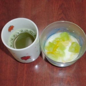 食事のお供に❤蜂蜜ジンジャー緑茶❤
